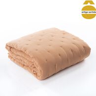 Edred&atilde;o FERME bordado com folho 160x220cm