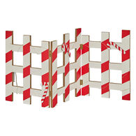 Cerca de riscas com LED 30x66cm