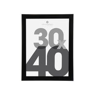 Moldura para fotos preta 30x40cm