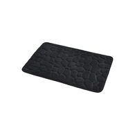 Tapete wc microfibra MEMOIRE preto 50x80cm