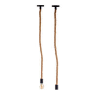 Candeeiro de teto em corda com 1 foco