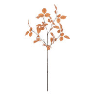 Ramo folhas de roseira 80cm