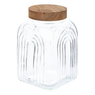 Frasco ARCHE com tampa madeira ac&aacute;cia 4L