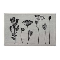 Tapete HERBIER cinza 50x80cm