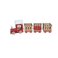 Comboio em madeira 12x36x7cm
