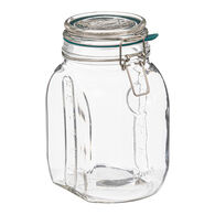 Frasco de vidro com tampa herm&eacute;tica 1,5l
