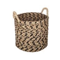 Cesto seagrass ETNIC com pegas 26x30cm