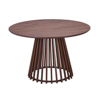 Mesa de jantar ALBITA castanha em mdf 120cm,  Mesa de jantar ALBITA castanha em mdf 120cm