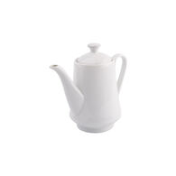 Bule GIZ branco em cerâmica 1l,  Bule GIZ branco em cerâmica 1l