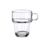 Caneca em vidro empilh&aacute;vel 26cl