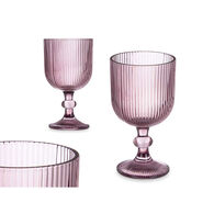 Copo de água RISCAS rosa com pé 37cl