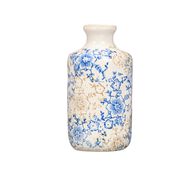 Jarra azul em cer&acirc;mica 20,5cm