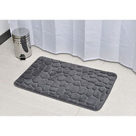 Tapete microfibra MEMOIRE cinza escuro,  Tapete microfibra MEMOIRE cinza escuro