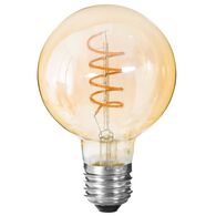 L&acirc;mpada VINTAGE ambar espiral led g95 4,9w e27