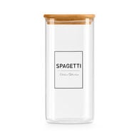 Frasco Para Massa Com Tampa Em Bambu 2,1l,  Frasco Para Massa Com Tampa Em Bambu 2,1l
