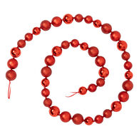 Grinalda com bolas de natal 200cm,  Grinalda com bolas de natal 200cm