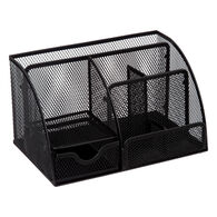 Organizador HAVI preto em metal para escritório