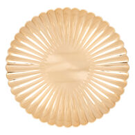 Prato marcador concha dourado 33cm