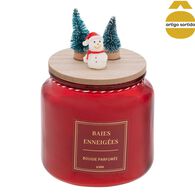 Vela perfumada com figuras natalícias 330gr
