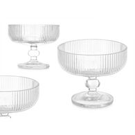 Taça de gelado riscas transparente em vidro 31cl,  Taça de gelado riscas transparente em vidro 31cl