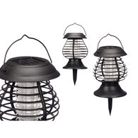 Candeeiro SOLAR com luz anti mosquitos 31cm