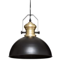 Candeeiro de teto em metal preto FLOWER