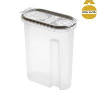 Caixa oval com 2 aberturas 2,5l,  Caixa oval com 2 aberturas 2,5l