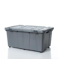 Caixa de arrumação EUROPA cinza 110l,  Caixa de arrumação EUROPA cinza 110l