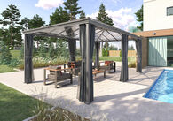 Pérgola Belize Cinza Graphite 6x3,6M,  Pérgola Belize Cinza Graphite 6x3,6M