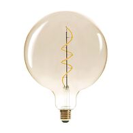 L&acirc;mpada VINTAGE ambar espiral led g200 4,9w