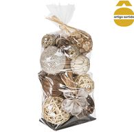 Bolas decorativas natural 500g