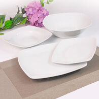 Serviço de mesa 19 peças GIZ quadrado branco