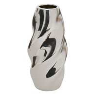 Jarra SKY prateada em cer&acirc;mica