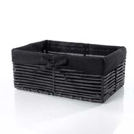 Cesto wc preto 23,5x34cm,  Cesto wc preto 23,5x34cm