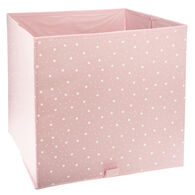 Cubo de arrumação rosa 29cm,  Cubo de arrumação rosa 29cm