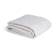 Colcha folhas AUREN bege 250x270cm