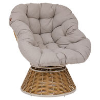 Cadeira girat&oacute;ria NYMELY com almofad&atilde;o