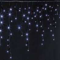 Cortina luminosa de natal branco frio 240 leds