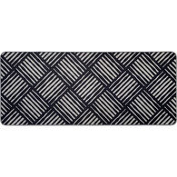 Tapete de entrada cinza ÁFRICA 50x120cm