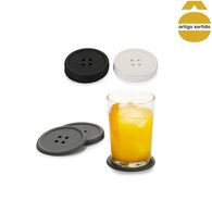 Base para copos em forma de bot&atilde;o