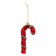 Pendurante bengala de missangas 15cm