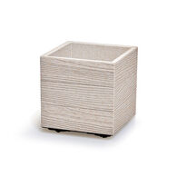 Vaso MADERA branco eco wood 29cm