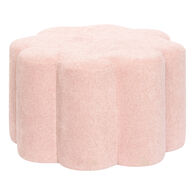 Pufe formato flor FLEUR DE ROSE rosa