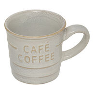 Ch&aacute;vena de caf&eacute; CAFE branca 8cl