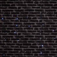 Cortina de natal 120 led branco frio 480cm