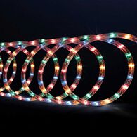 Mangueira luminosa de natal multicolor 324 leds 18m