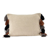 Almofada Saidia Bege Com Pompons 35x50cm