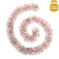 Grinalda natal&iacute;cia rosa 200cm