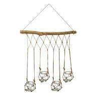 Conjunto 4 jarras suspensas com suporte
