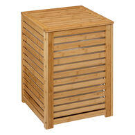 Cesto wc bambu forrado com tecido